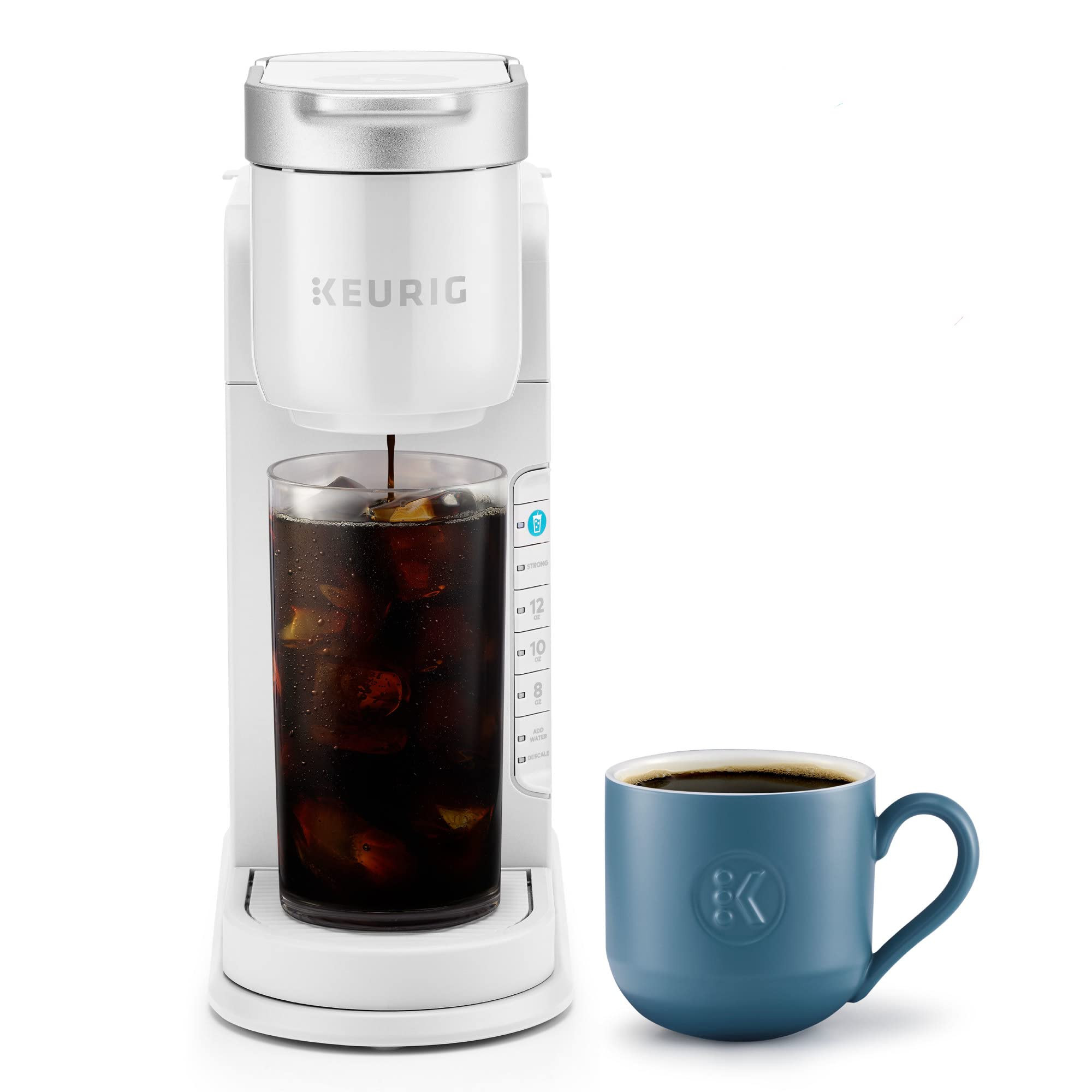 Keurig K-Iced Single Serve Coffee Maker - Brews Hot and Cold - White | Amazon (US)
