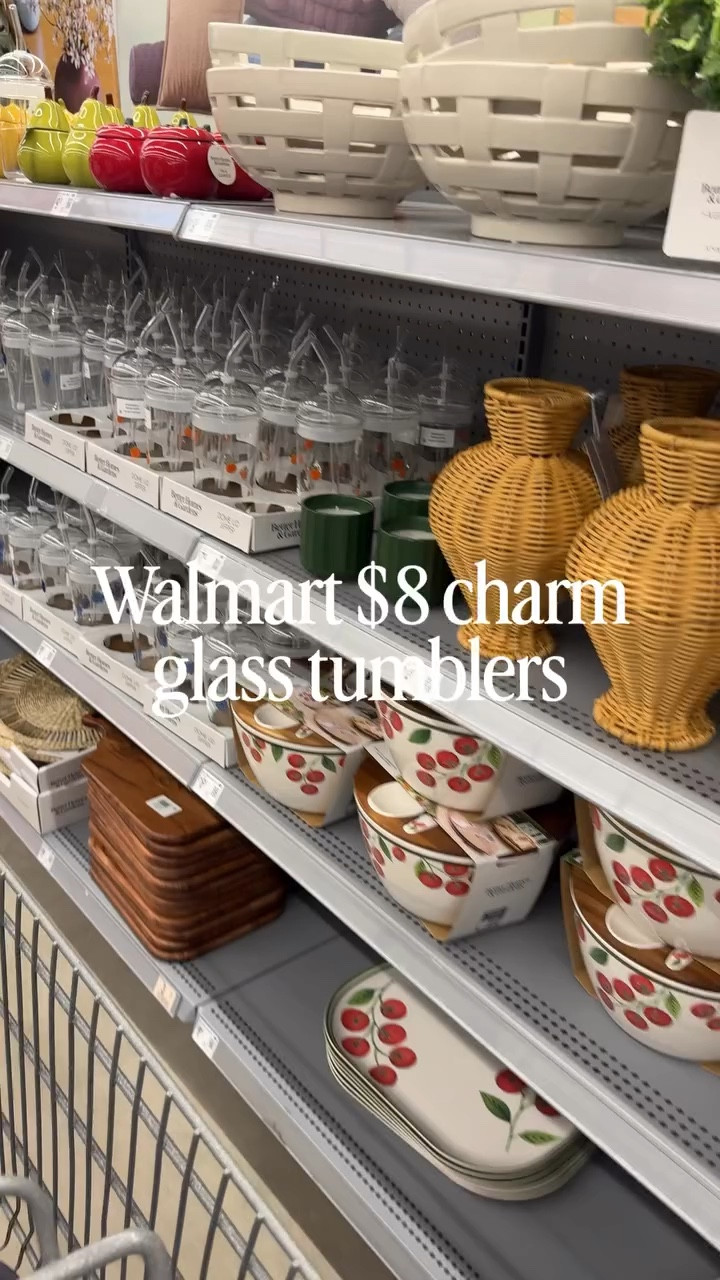 Walmart dropped these $8 glass dome lid tumblers and they are so pretty! 4 charm options, Follow + comment “SHOP” for a link! (make sure you’re following to receive it) ✨ & if you love Holiday finds and gift ideas, follow along for more! 

#walmart #walmartcreator #walmartfinds