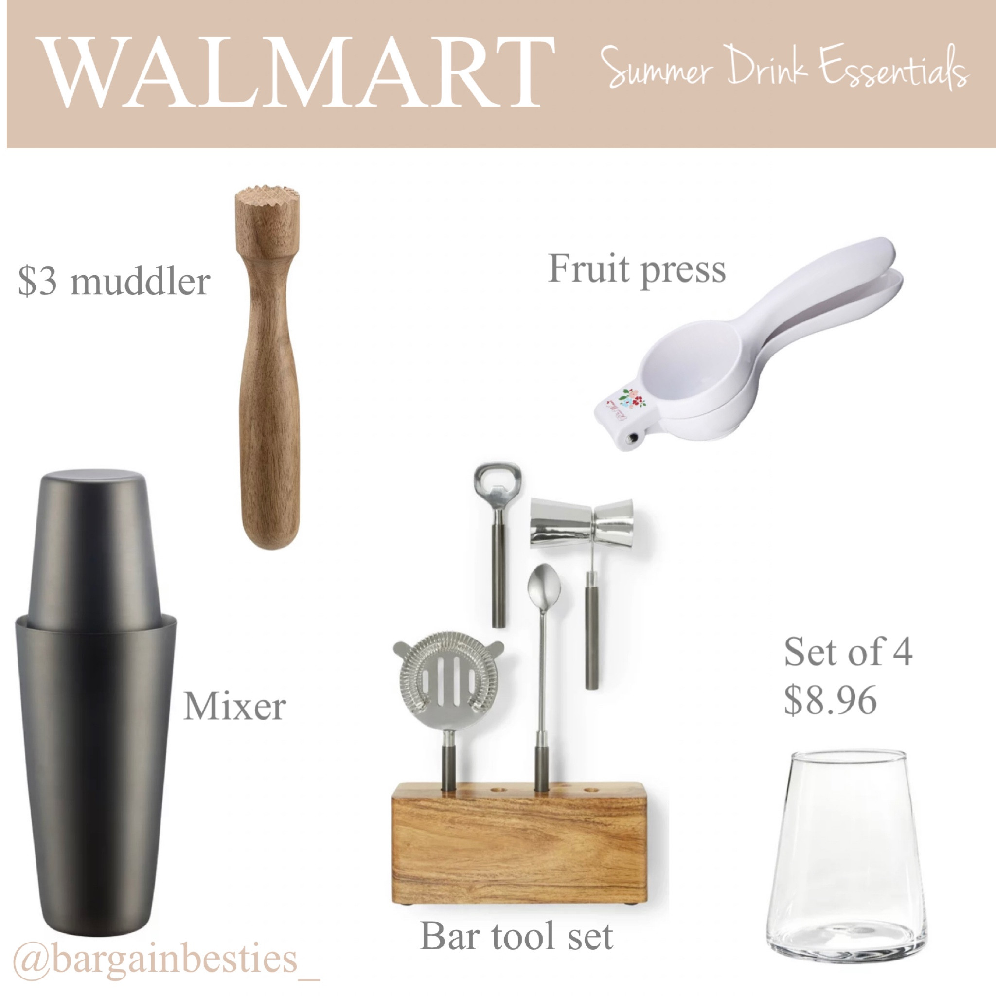 Walmart has you covered for all of your summer drink and cocktails on the patio 🍹

#LTKhome #LTKsalealert #LTKSeasonal