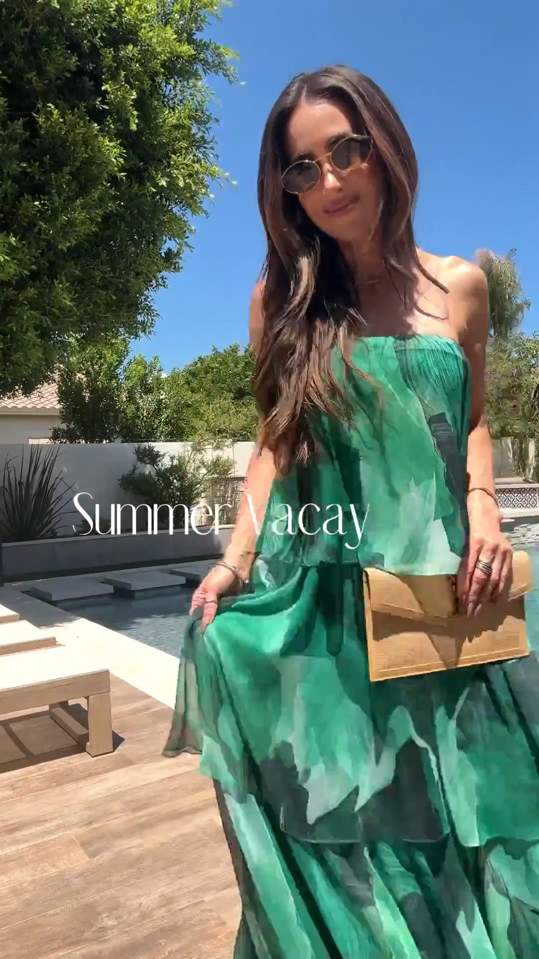 The dreamiest vacation dress…love the print and the ease of wear… no worries about bloating with this beauty! Summer nights dress, tropical outfit, wedding guest dress, spring break dress
Electric Picks Code: 20% off liveloveblank20
Love these new miu miu sunnies but my earrings are the Amazon version
Favorite Amazon heels.. I have in a few colors 
gift ideas, designer sunglasses and saint Laurent YSL bag

#LTKOver40 #LTKSeasonal #LTKU