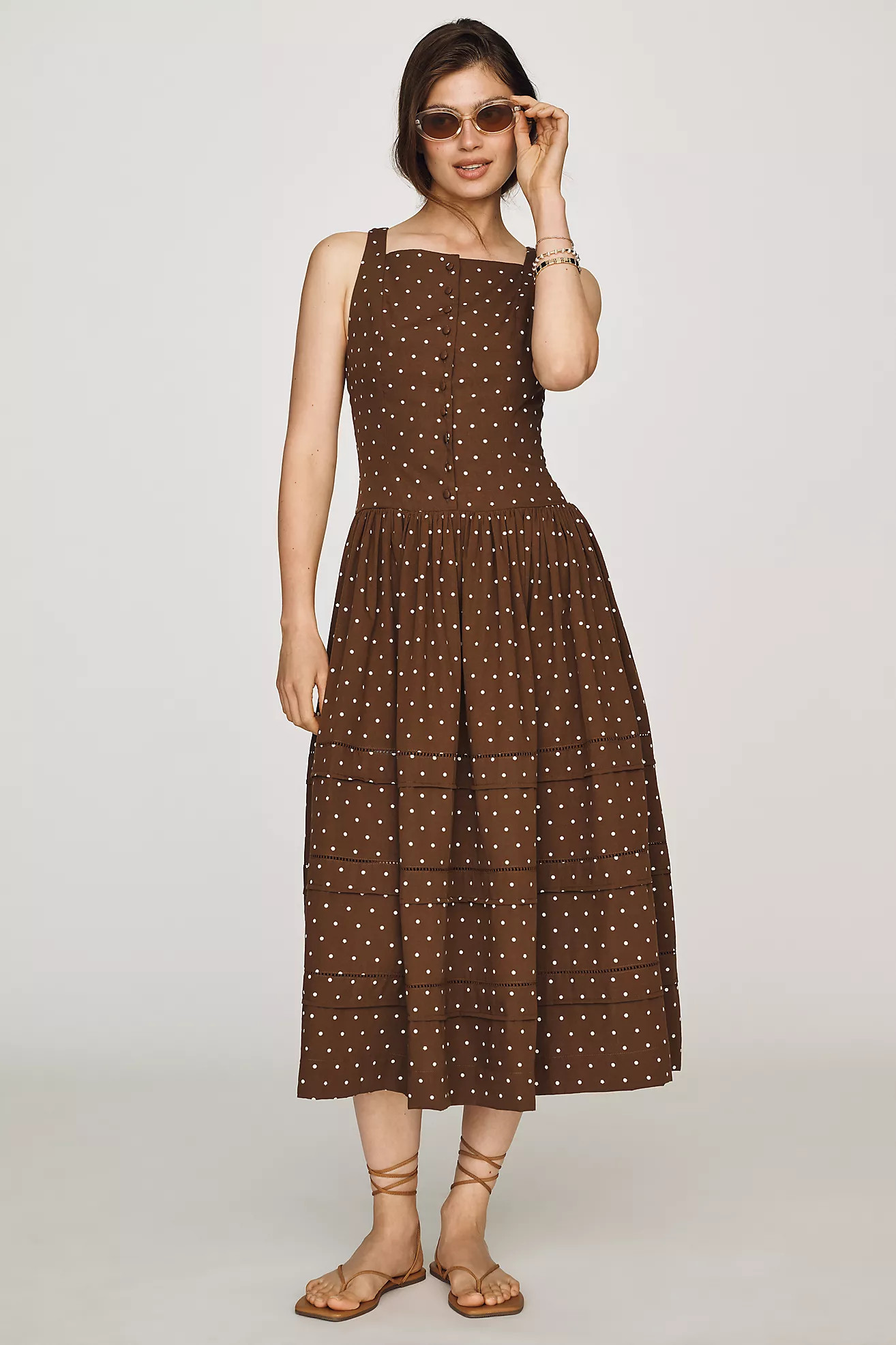 En Saison Stella Midi Dress | Anthropologie (US)