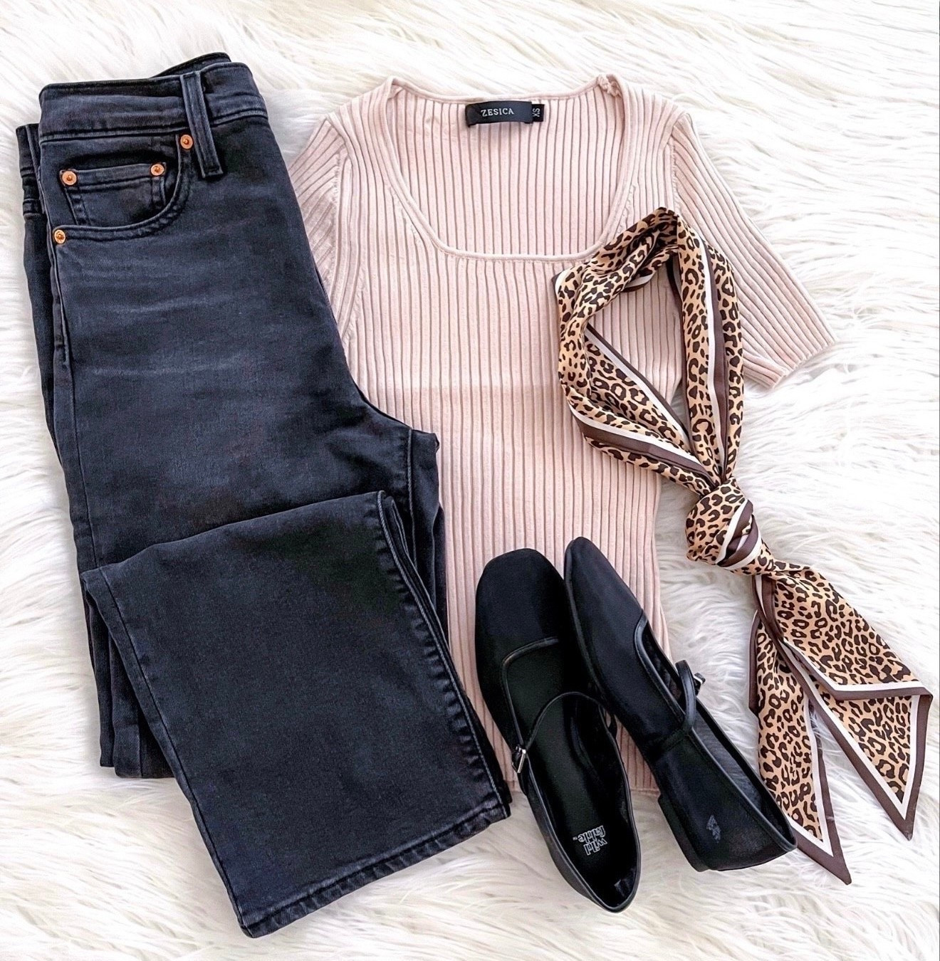 Outfit idea featuring the Levi’s ribcage straight ankle jeans from Amazon. 
Add a jacket/ cardigan and it’s perfect for spring.



Spring outfit, spring outfits, black jeans, Levi’s jeans, amazon spring fashion, amazon fashion, leopard, Mary Jane flats, Mary Jane ballet flats, head scarf styling 

#LTKStyleTip #LTKFindsUnder50 #LTKShoeCrush 

#LTKSaleAlert #LTKSeasonal #LTKootd