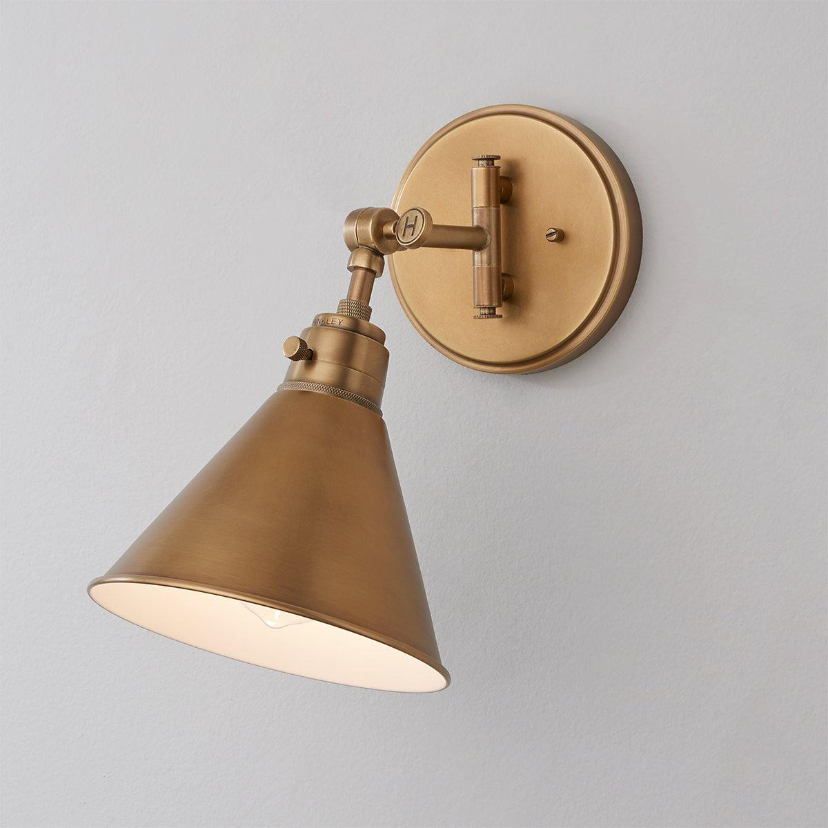 Cyrus Swing Arm Sconce - Metal Shade | Shades of Light