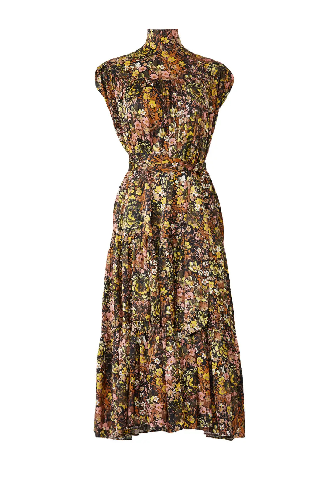 Floral Tiered Dress | Rent The Runway