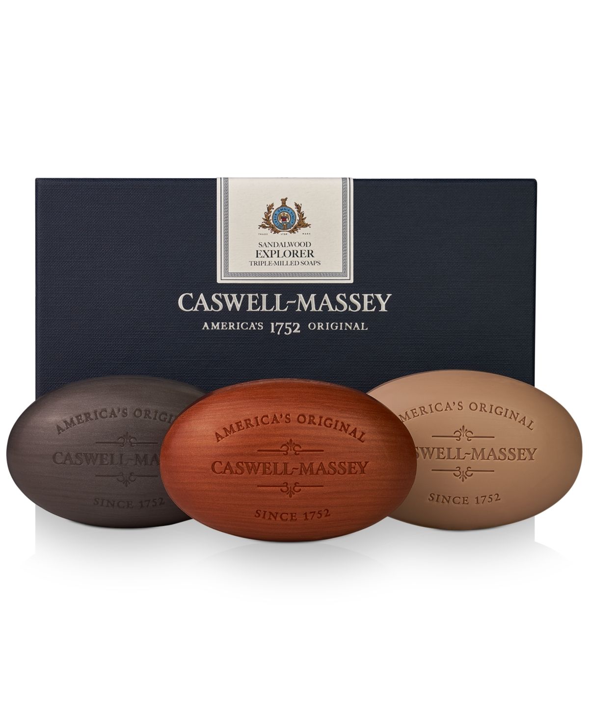 Caswell Massey 3-Pc. Sandalwood Explorer Bath Soap Gift Set | Macys (US)