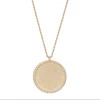 Imperial Disc Pendant Necklace | Ariel Gordon Jewelry