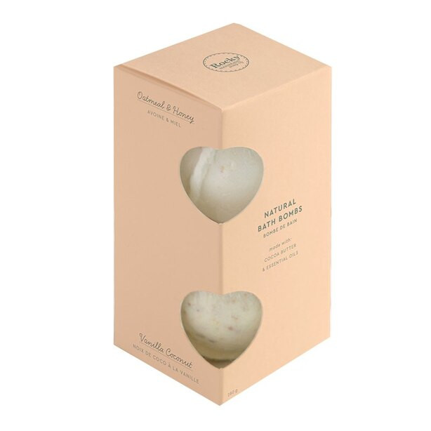 VANILLA COCONUT/OATMEAL HONEY BATH BOMB DUO | Indigo (CA)