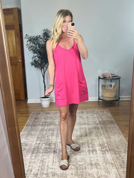 One of my favorite things to wear in the summer! This free people inspired romper dress is so cute, on sale, and available in a ton of colors. Wearing size small.  My most worn sandal from last summer is also on sale. Fits true to size. #AmazonAmazonFashion #FoundOnAmazon #FoundItOnAmazonAmazonFashion.

#LTKSaleAlert #LTKFindsUnder50 #LTKSeasonal