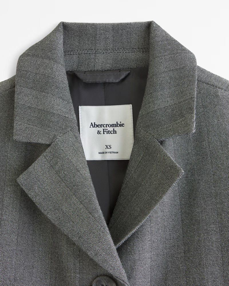 Women's Cropped Blazer | Women's Clearance | Abercrombie.com | Abercrombie & Fitch (US)