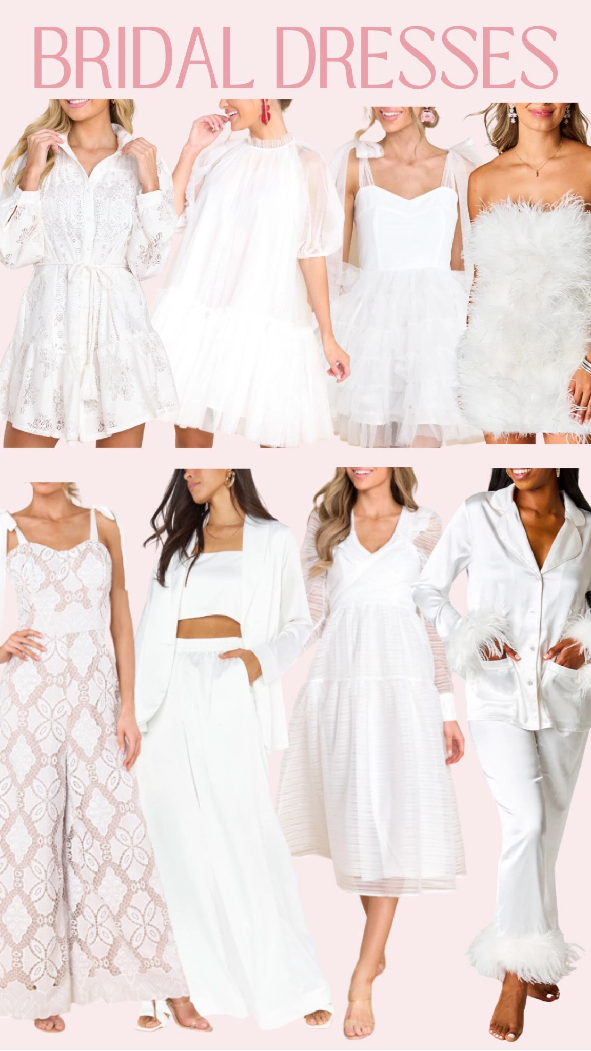 Bridal dress favorites!
White dresses, white style, bride style, bridal outfits 

#LTKsalealert #LTKunder100 #LTKunder50