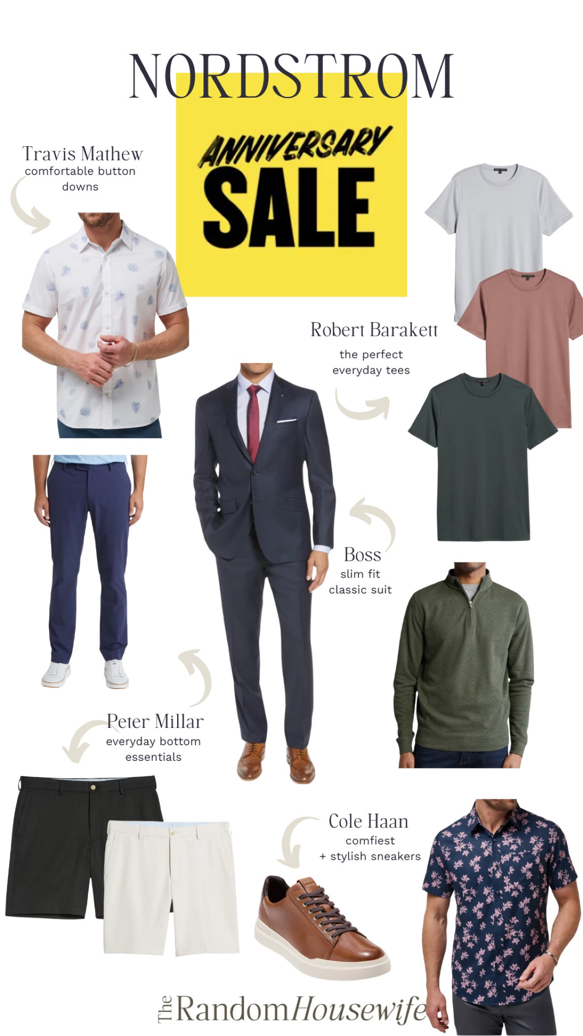 Nordstrom Anniversary Sale

Men’s Edition — Cole’s Favorites from the Sale. He loves these Robert Barakett t shirts  and owns quite a few colors.  Thick enough but still lightweight.  The Peter Millar shorts and pants are a must in every guy’s closet due to the performance fabric which doesn’t look like performance fabric 

#LTKxNSale #LTKMens #LTKSummerSales