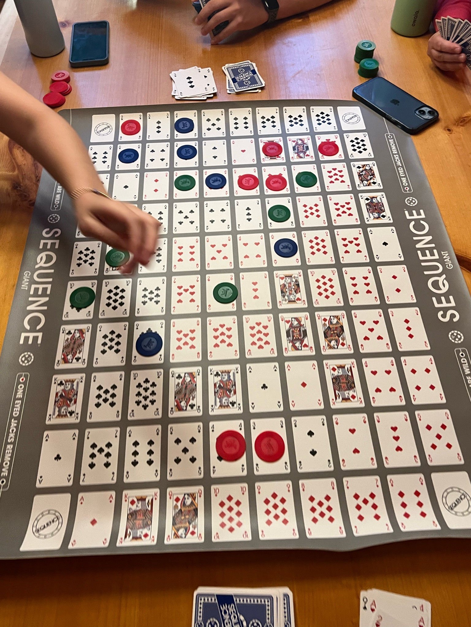 Game night! Sequence is a fam fav 