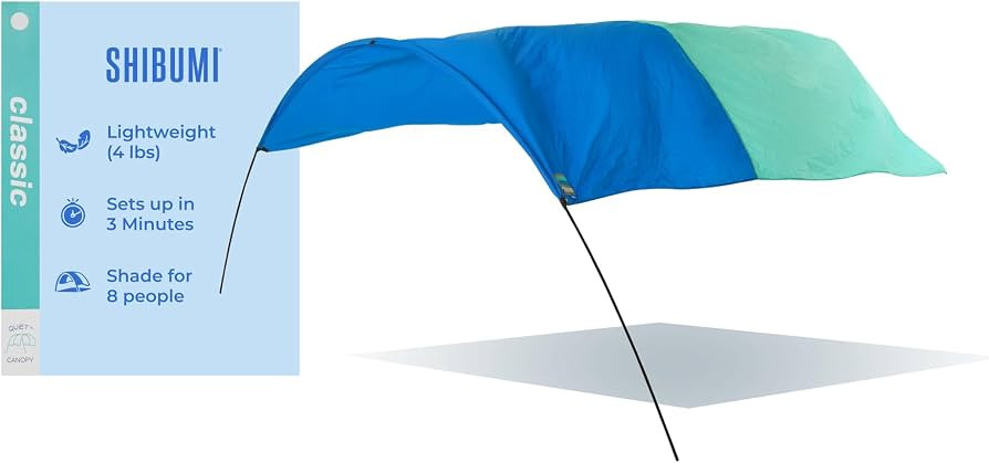 New Shibumi Shade® Classic with Quiet Canopy, The Original Wind-Powered® Beach Shade, Shade for... | Amazon (US)