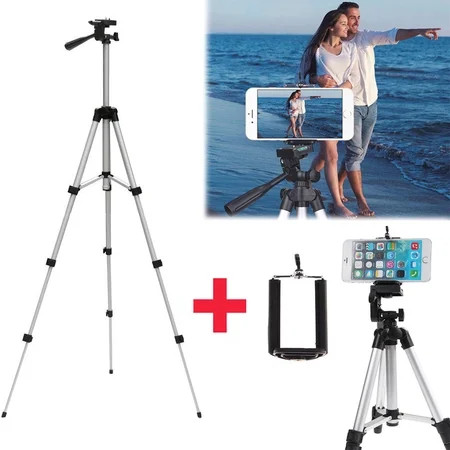 HURRISE Canon Nikon DSLR Camera Tripod Stand,Flexible Portable Aluminum Tripod Stand With Bag | Walmart (US)