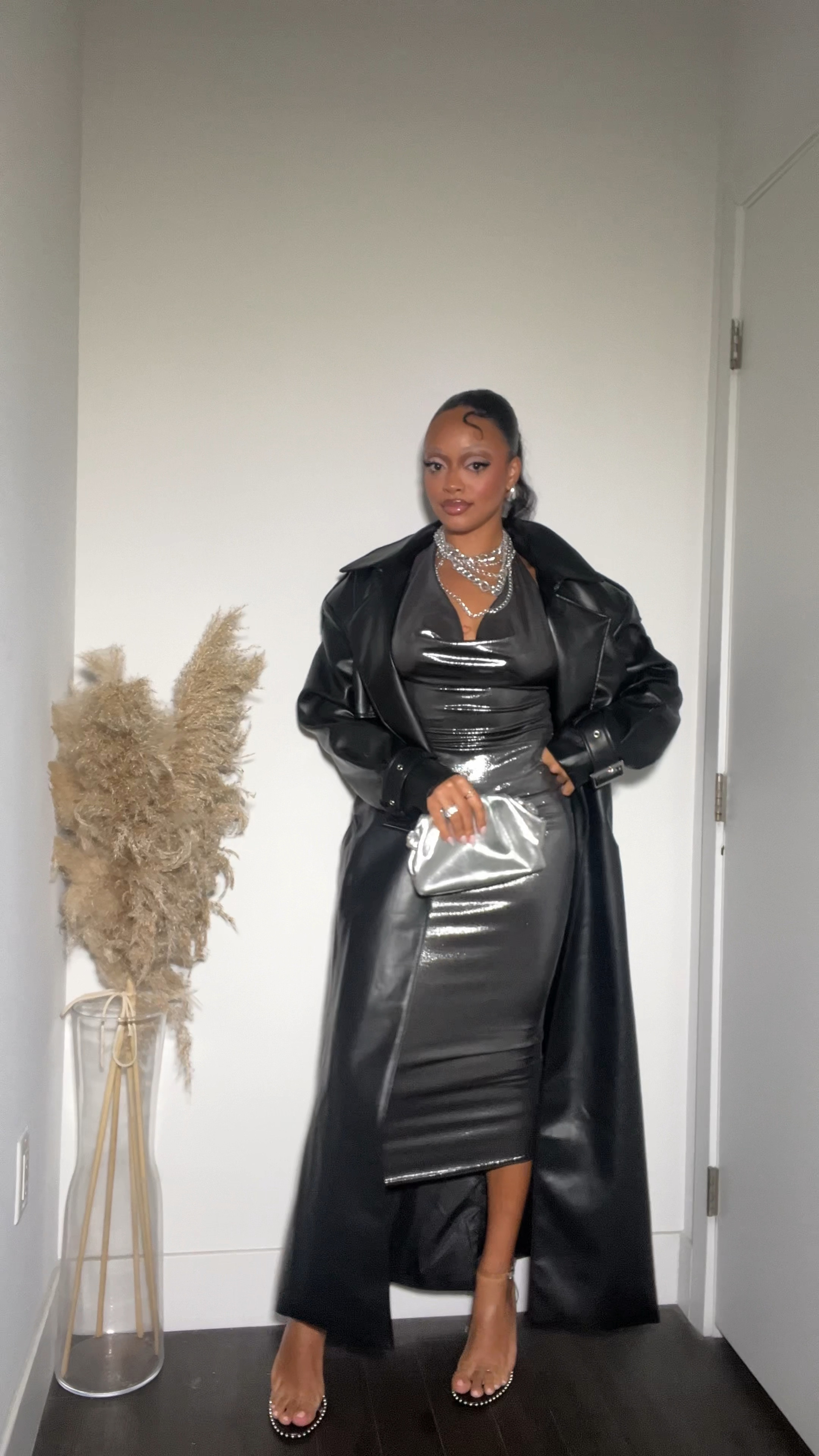 Obsessed with this whole chrome fit 

#LTKSpringSale #LTKstyletip #LTKfindsunder50