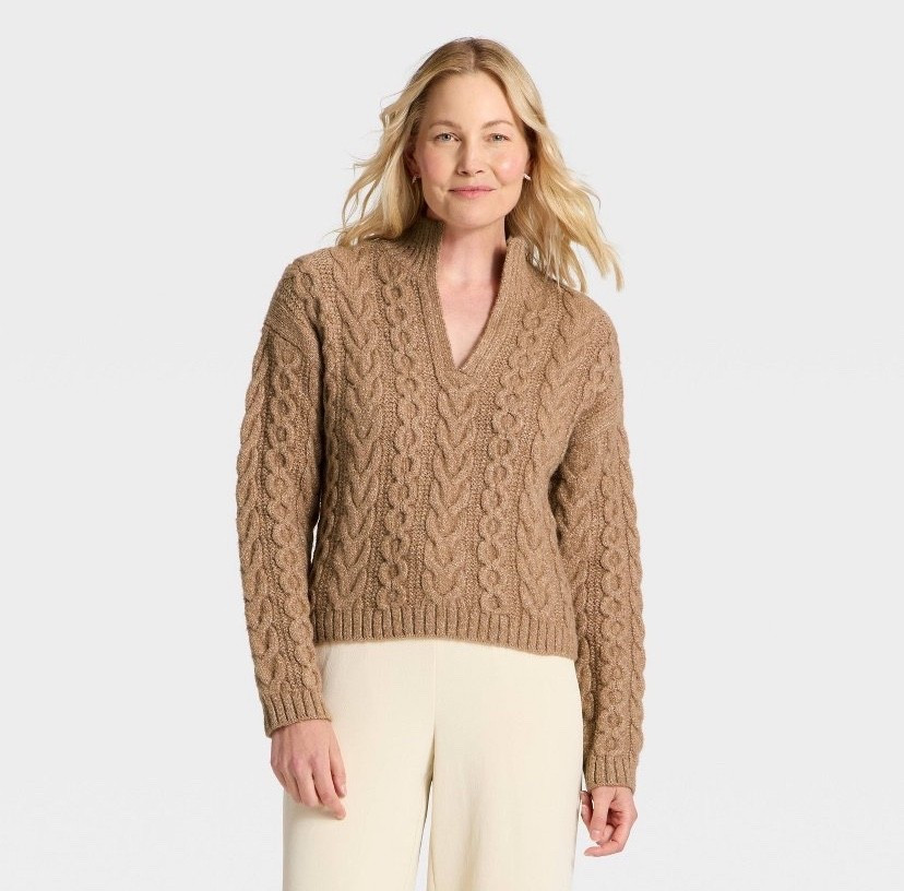 ON SALE - I really like the luxurious cable knit design of this sweater, it also comes in cream. 


#LTKWorkwear #winteroutfit #LTKU #LTKOver40 #target #salefinds #collaredsweater #sweater 

#LTKSeasonal #LTKFindsUnder50 #LTKSaleAlert