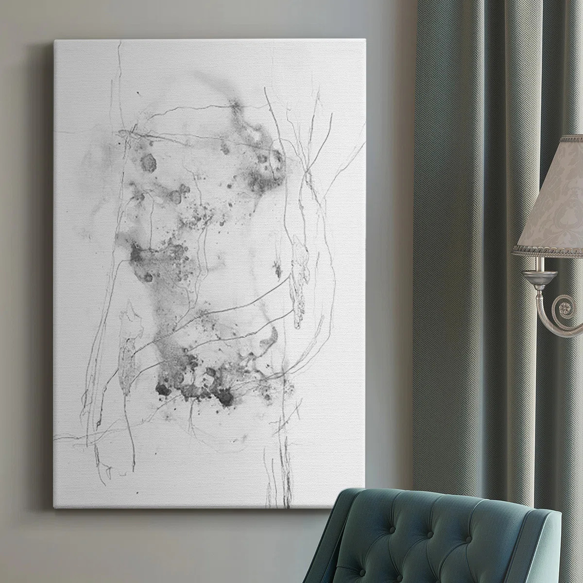 " Graphite Abstract IV " | Wayfair North America