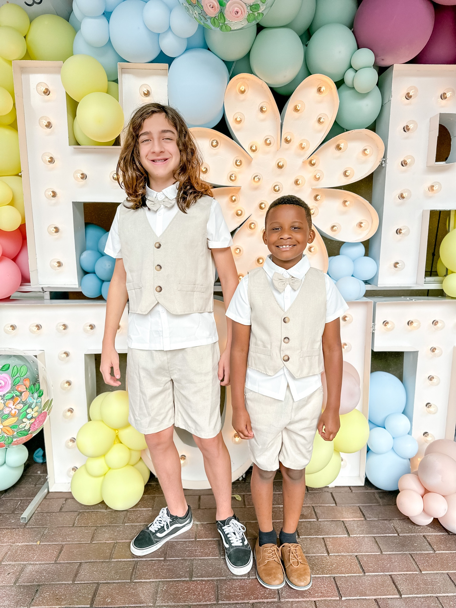Oliver (left) wears a 14/16 & Shawn (right) wears 8/10. These outfits were of great quality and super affordable! Perfect spring outfits! 

#LTKunder50 #LTKkids #LTKfamily