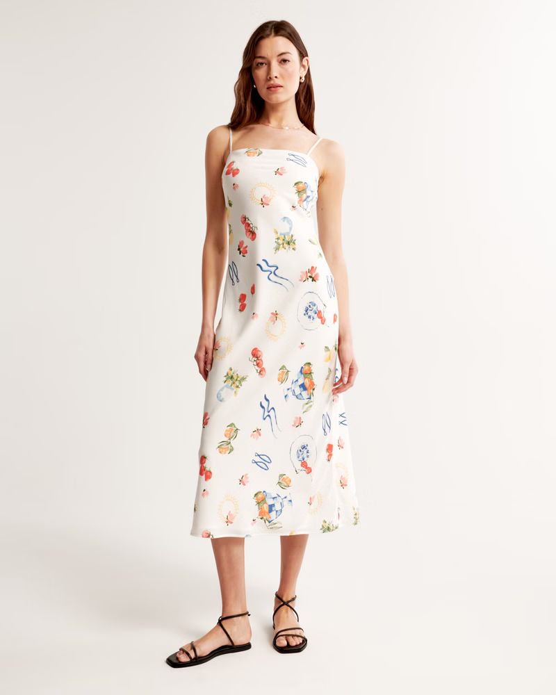 Women's Slip Maxi Dress | Women's New Arrivals | Abercrombie.com | Abercrombie & Fitch (US)