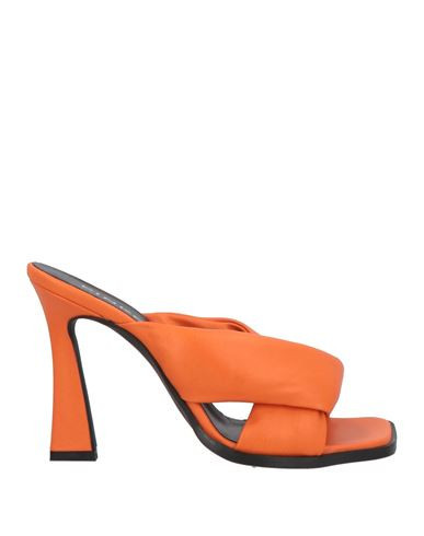 Pinko Woman Sandals Orange Size 10 Leather | YOOX (US)