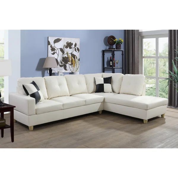 Chaidez Vegan Leather Sectional | Wayfair North America
