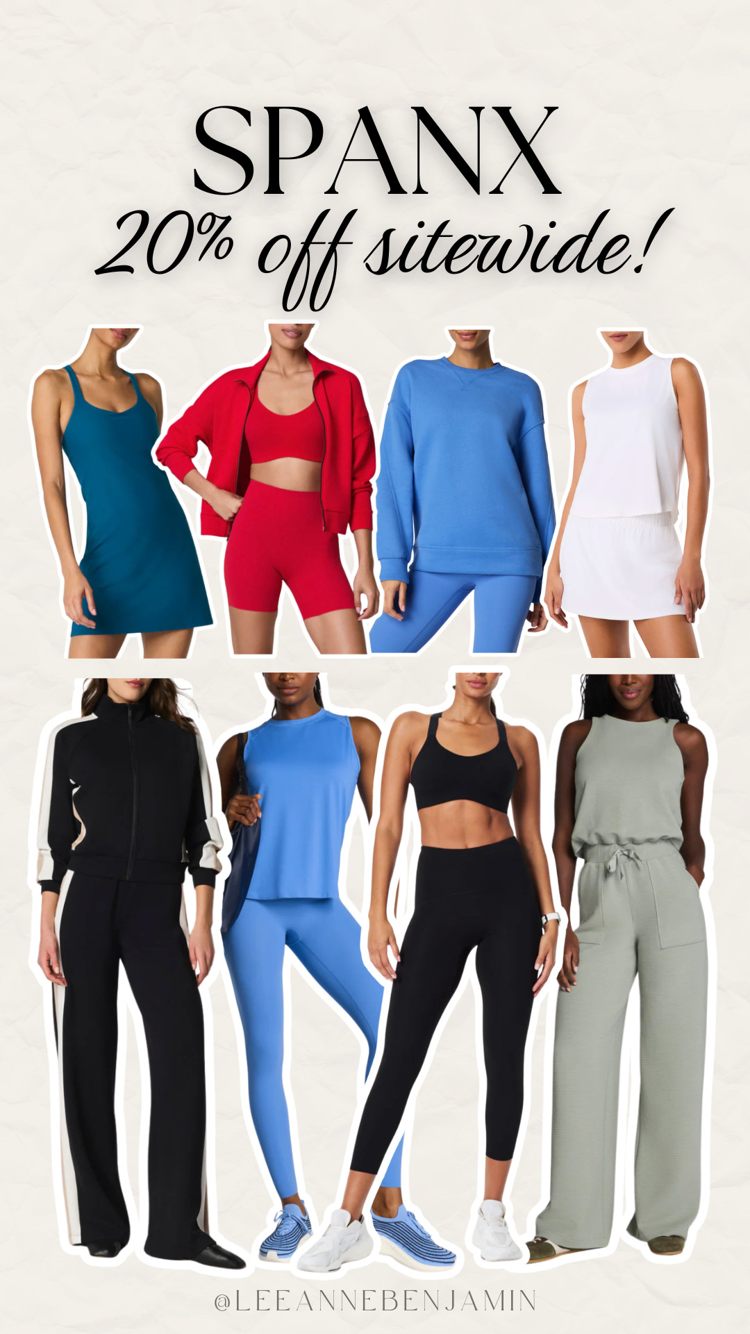 20% off sitewide at SPANX! Great time to stock up on your favorites! 

 #LTKSpringSale #LTKfitnessgoals #LTKActive