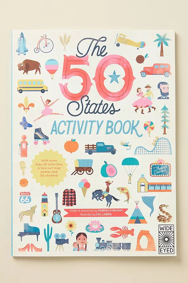 The 50 States Activity Book | Anthropologie (US)
