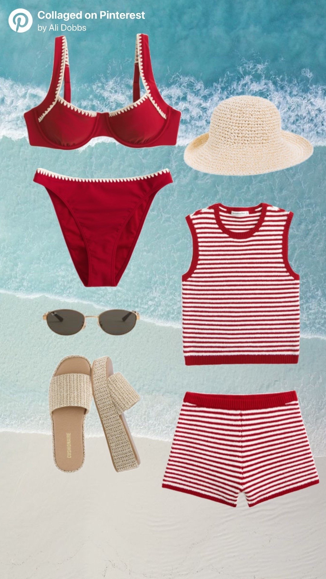 Beach outfit vacation outfit red bikini summer outfit 4th of July outfit

#LTKSeasonal #LTKTravel #LTKSwim