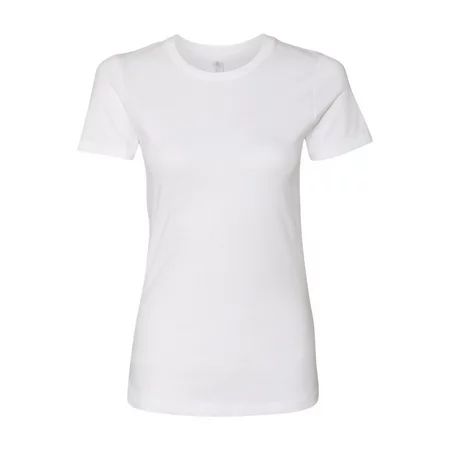 Next Level - Basic T Shirt for Women - Women Short Sleeve Shirts - Womens White T-Shirt - Daily Plai | Walmart (US)