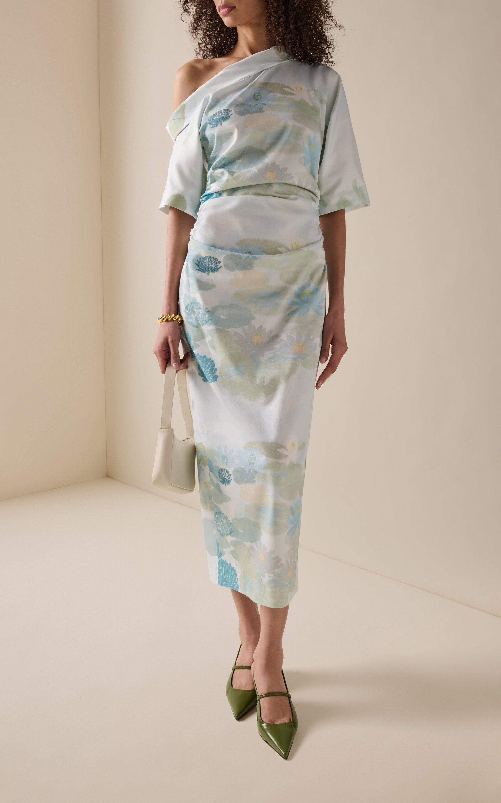 Bowery Cotton-Blend Midi Dress | Moda Operandi (Global)