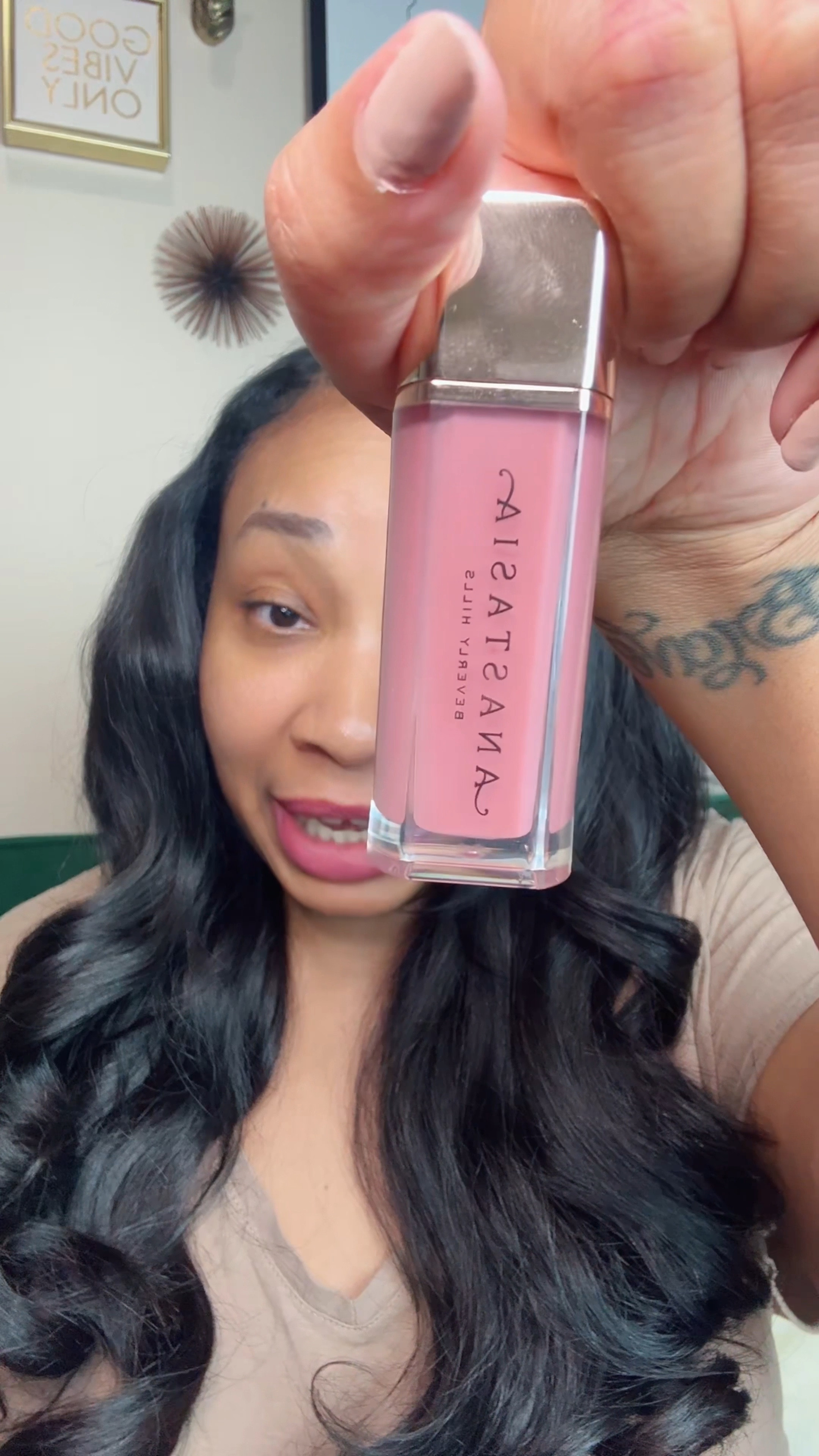 Anastasia Lip Velvet in Rosy Mauve! 

#LTKVideo #LTKFindsUnder50 #LTKBeauty