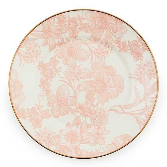 Rosy English Garden Enamel Dinner Plate | MacKenzie-Childs