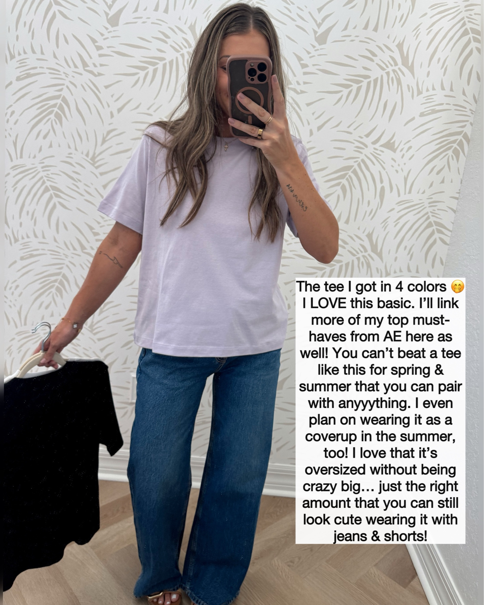 You can grab my FAVORITE @americaneagle pieces for spring and summer on sale now with my exclusive code for a limited time only!! Use code “lizAE25” at checkout. PS: it also stacks on top of anything already on sale! 🎉😍 
For reference: I’m 5’4, wearing XS in everything. I did XS reg in the Dreamy Drape drawstring denim / 00 SHORT (size down!!) in the Strigid Low Rise Baggy Straight / 00 reg Dreamy Drape Low-Rise wide leg. I’ll link more of my faves here, too if you ever missed ‘em now that you can grab 25%+ off! 

#AEJeans #AEPartner 

