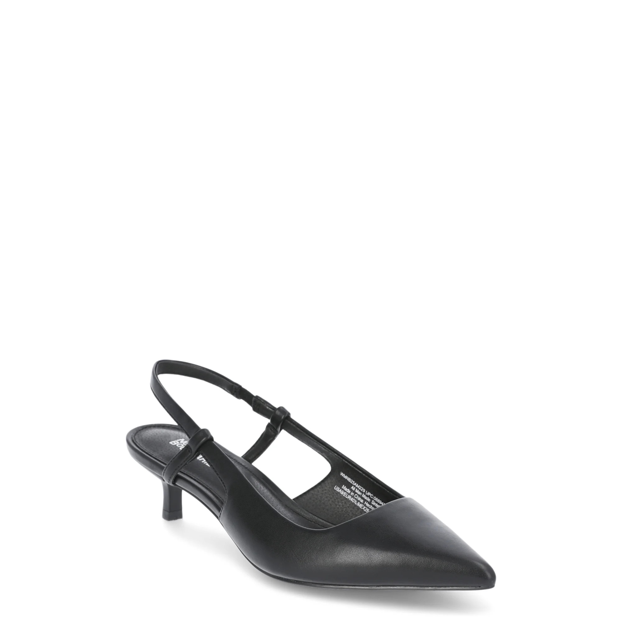 No Boundaries Women's Kitten Heel Slingback | Walmart (US)