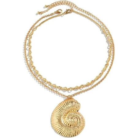 Shell Necklace Seashell Necklace For Women Gold Silver Conch Shell Necklace Summer Ocean Sea Shell Jewelry Dainty Summer Beach Gifts For Women[o7227] | Walmart (US)
