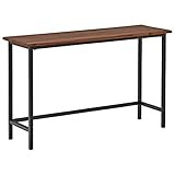 Amazon Brand – Rivet Industrial Modern Console Table, 47.25"W, Walnut Wood, Metal | Amazon (US)