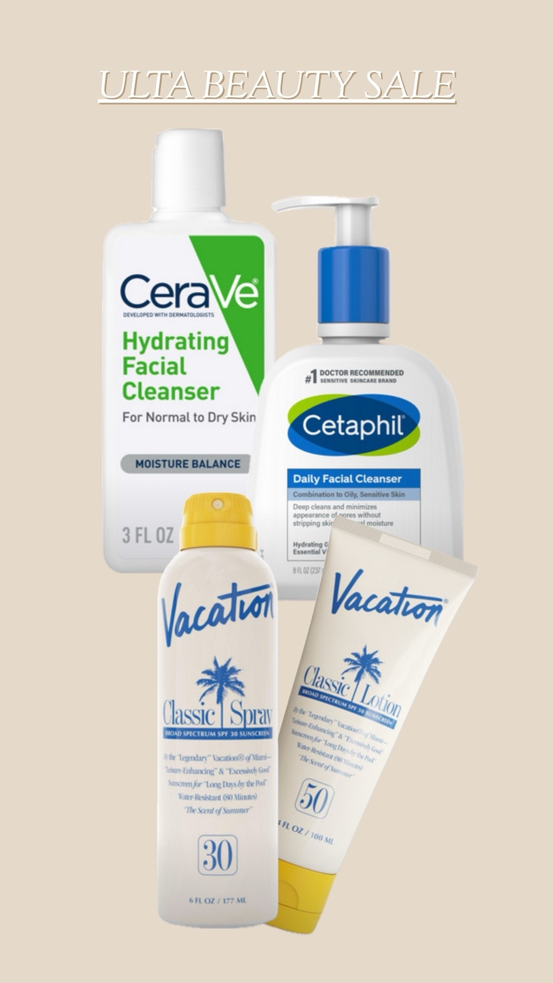 some of my face washes and sunscreen brand from the ulta beauty sale! it's BOGO 40% and doesn't end till july 19th 🙂‍↔️

#LTKBeauty #LTKFindsUnder50 #LTKSaleAlert