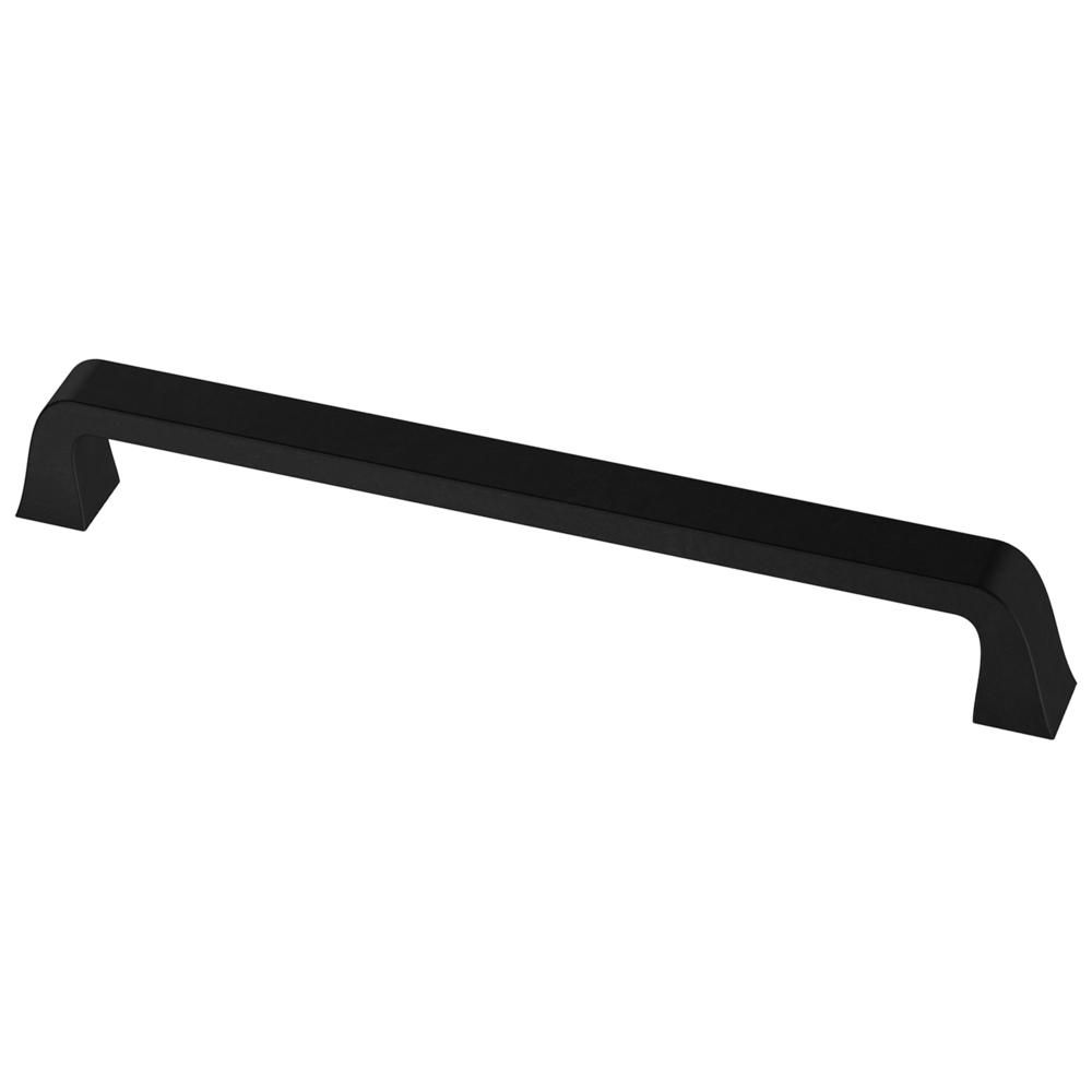 Classic Bell 3-3/4 in. (96mm) Center-to-Center Matte Black Drawer Pull | The Home Depot