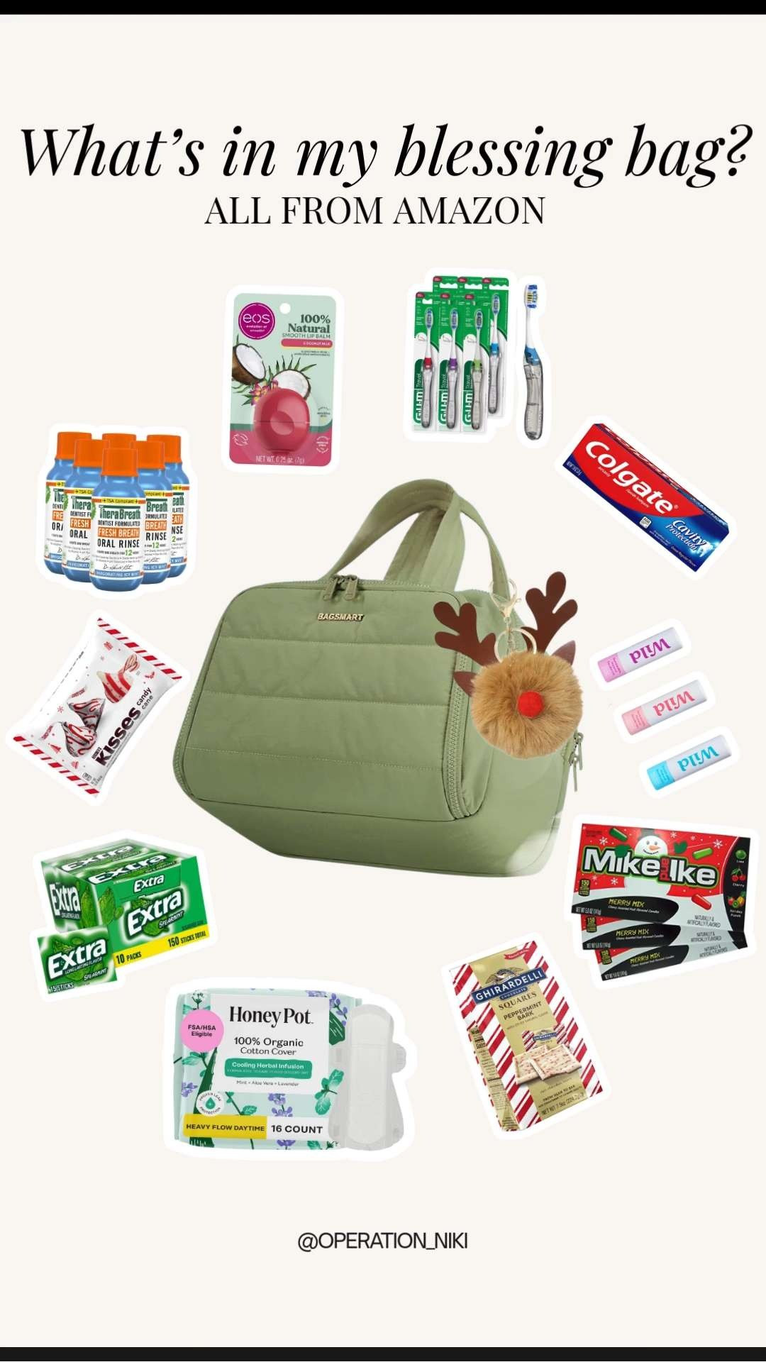 A simple way to give with intention 🤍
Putting together a blessing bag is a thoughtful reminder that kindness doesn’t have to be complicated. Small efforts, meaningful impact, and a way to help someone feel seen.

Follow for more @OPERATION_NIKI on IG, TikTok, & Facebook 💛

#BlessingBag #GiveBack #KindnessMatters #CommunityCare #ThoughtfulLiving #EverydayGood #AmazonFinds #OperationNiki 

 #LTKGiftGuide #LTKFindsUnder50 #LTKFindsUnder100