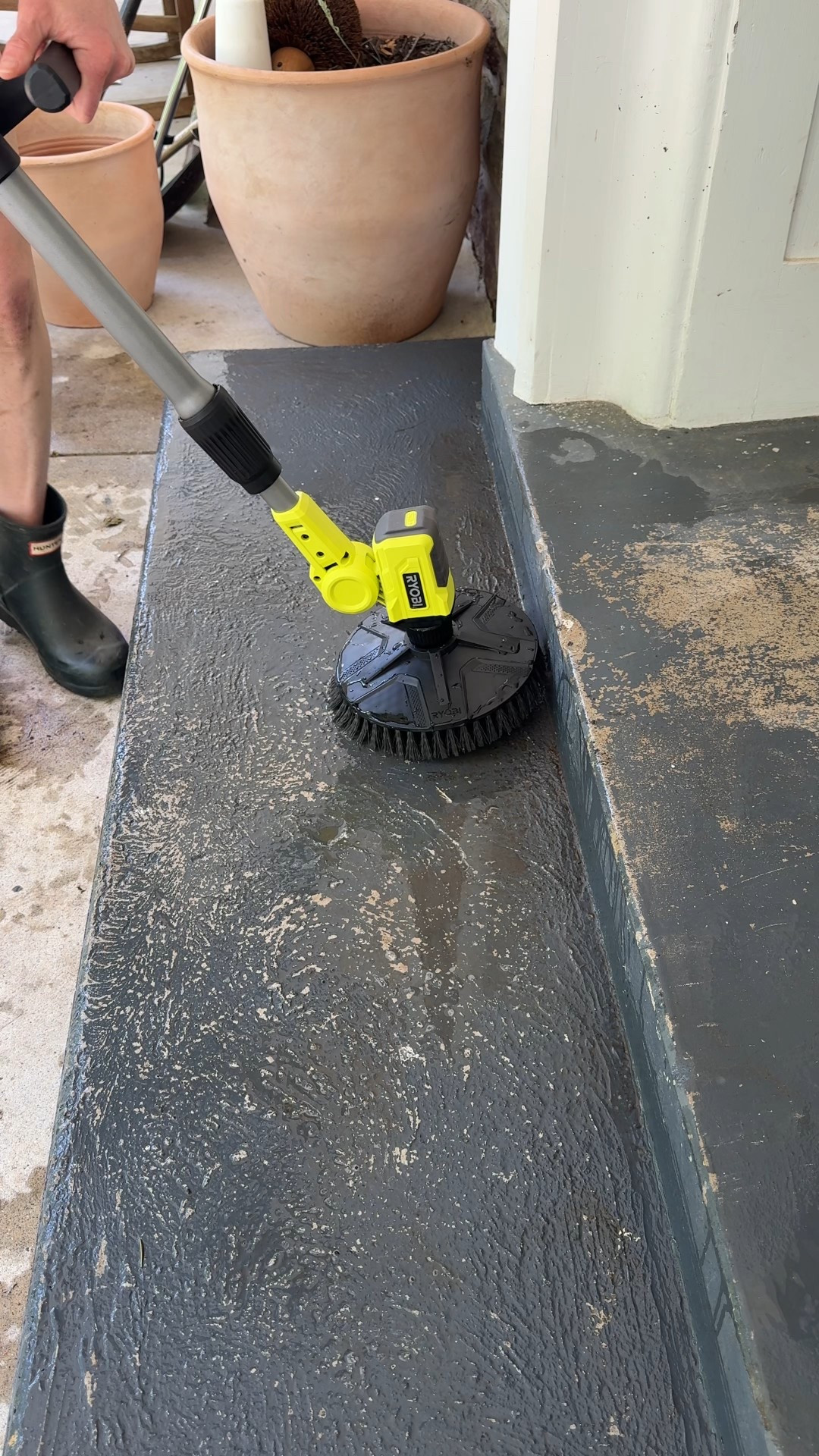 Versatile tool that you can use inside and out with the different scrubber brushes. Perfect for cleaning outdoor steps and kids chalk off your sidewalks. Father's Day is around the corner this might be a good gift! #fathersday #scrubber #homeproject

#LTKU #LTKGiftGuide #LTKHome