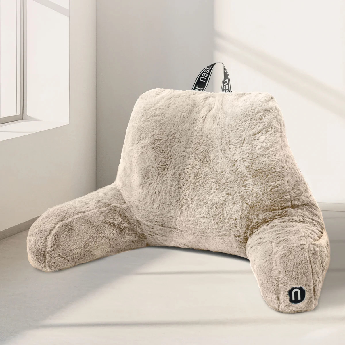 Faux Fur Reading Backrest Pillow | Wayfair North America