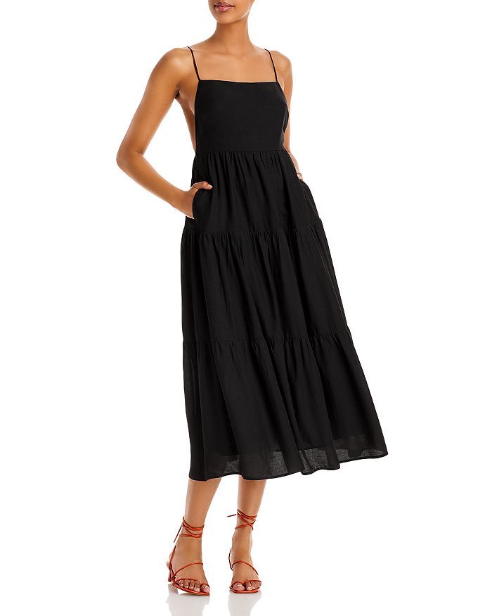 Sleeveless Tiered Midi Dress - 100% Exclusive | Bloomingdale's (US)