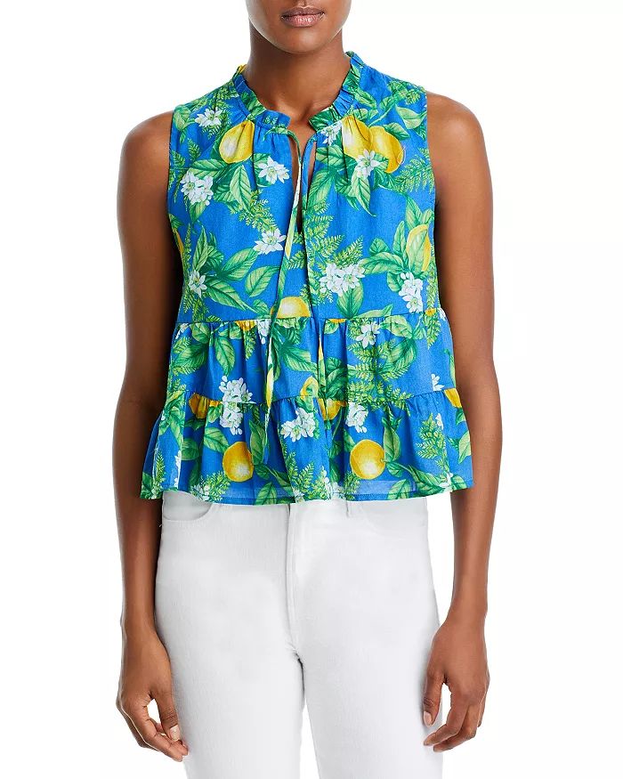 Frills And Florals Sleeveless Printed Top - 100% Exclusive | Bloomingdale's (US)