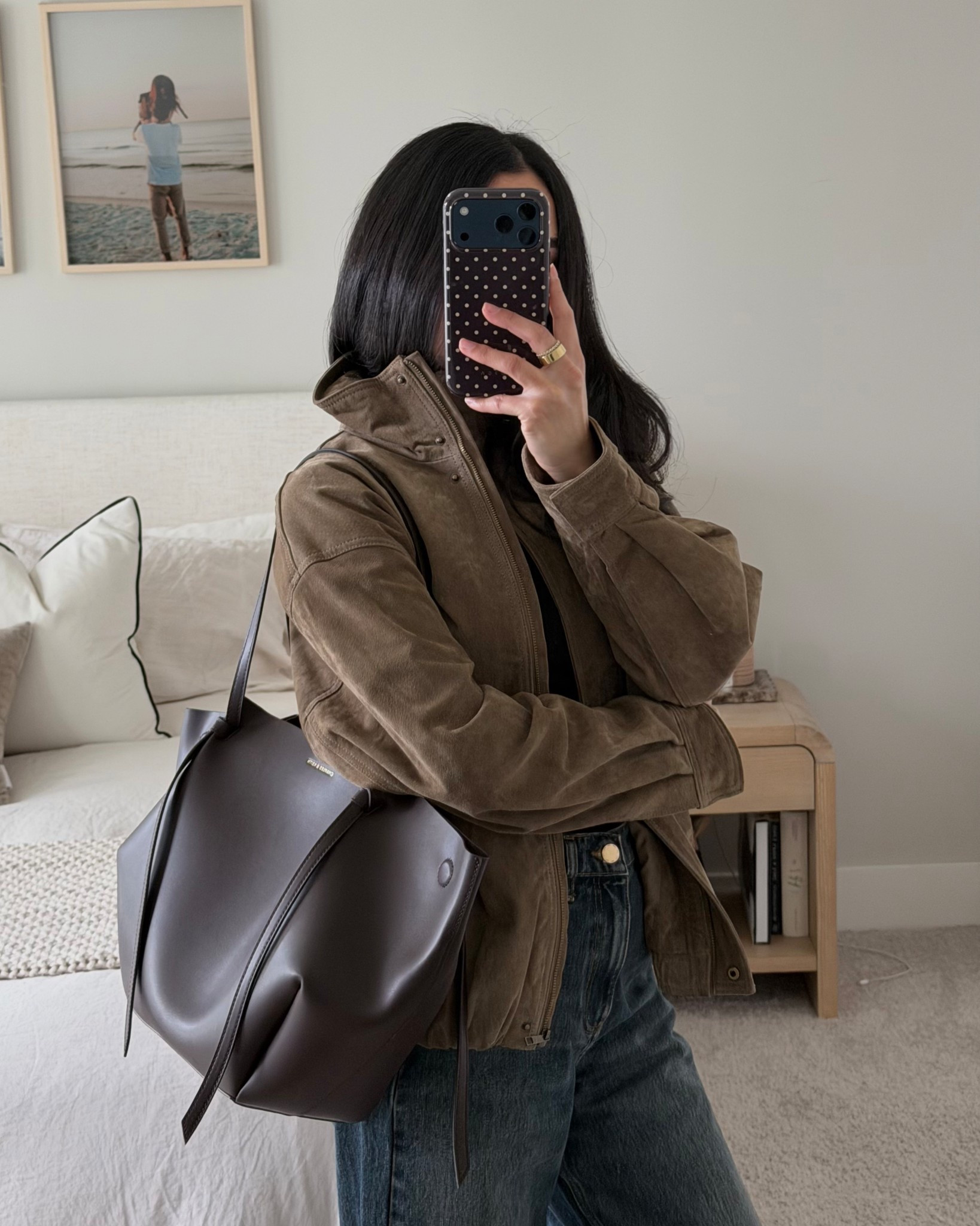 loving this new work tote from Charles & Keith! XL calla tote bag in espresso brown

#LTKWorkwear #LTKootd