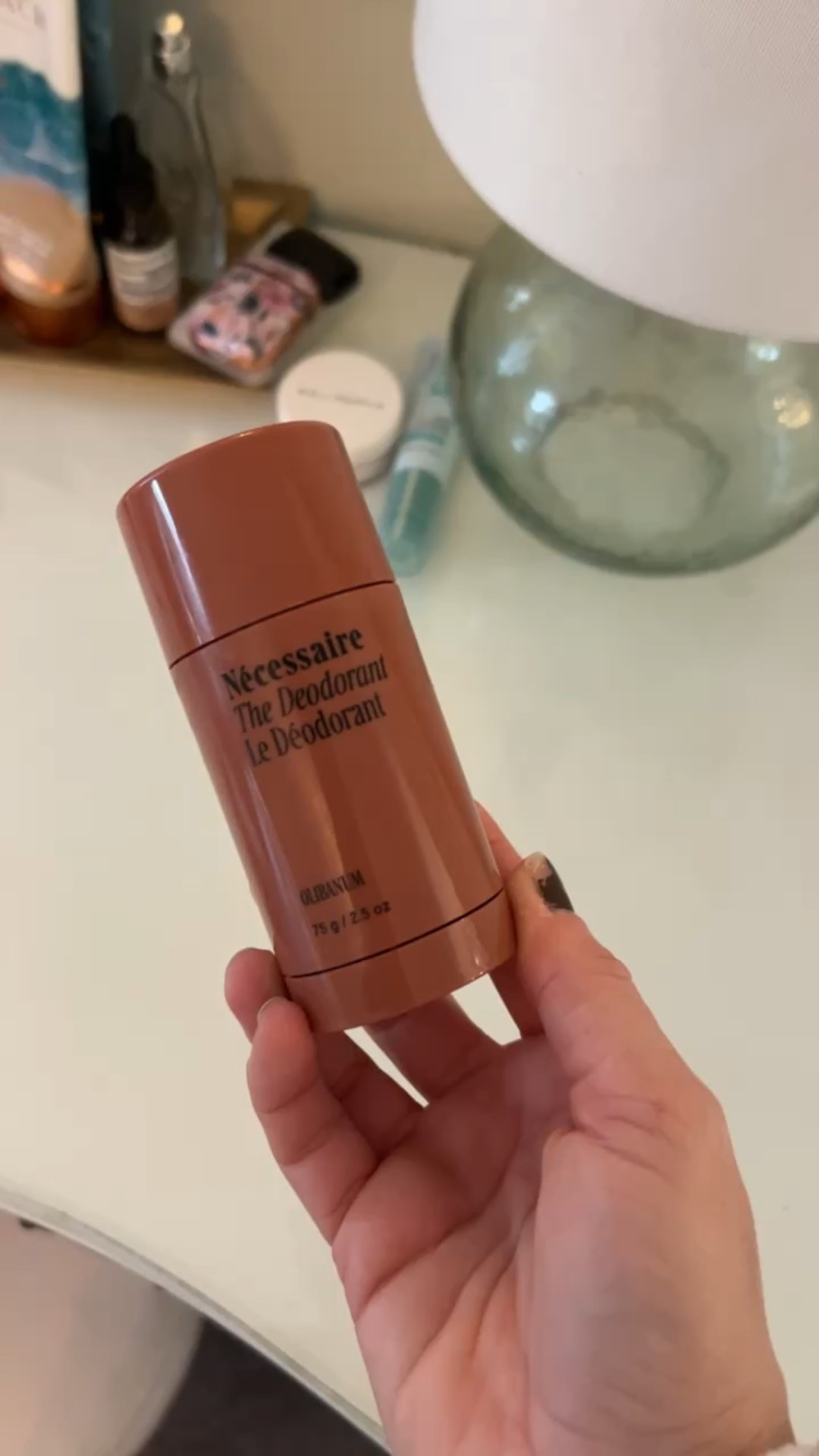 Forever and always reaching for THE best deodorant, Nécessaire. This Extra-Strength Aluminum-Free Deodorant for odor protection is the only thing that works for me. No sweat stains, no BO. This solid stick is infused with a hybrid of Mandelic Acid, Triethyl Citrate and Zinc Ricinoleate. Mandelic Acid helps neutralize odor-causing bacteria. It also contains AHA & is formulated without aluminum, baking soda, ozokerite, daylights, paravanes, and PEGs. The scent is warm and rich, with a slight floral hint. I am OBSESSED! 

#LTKgrwm #LTKmorningroutine #LTKdayinmylife