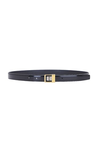 Saint Laurent YSL Boucle La 66 Belt in Nero - Black. Size 90/L (also in 75/S). | FWRD 