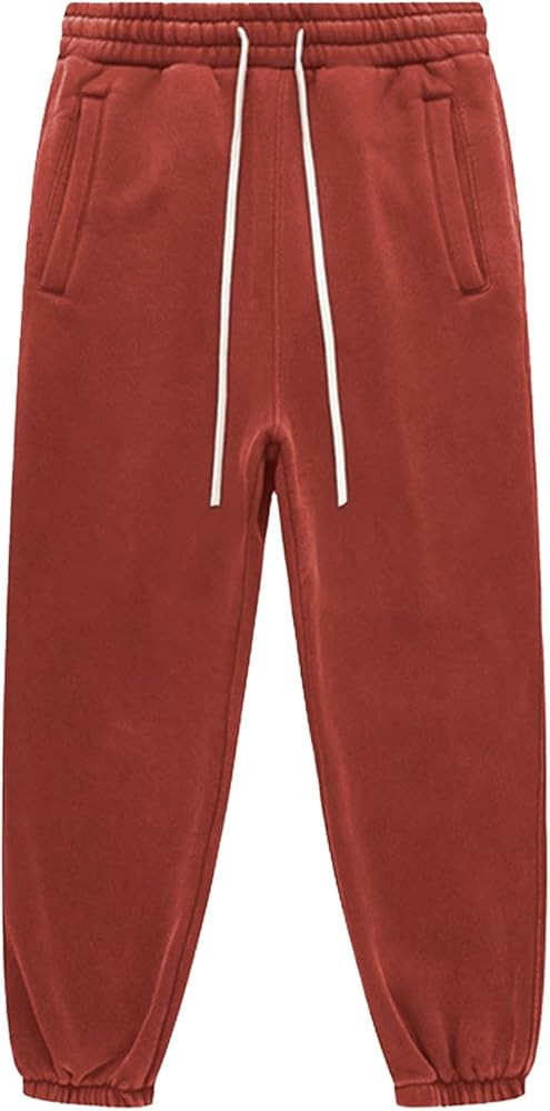 Hixiaohe Womens Fleece Sweatpants Casual Baggy Athletic Joggers Heavyweight Batik Vintage Washed ... | Amazon (US)