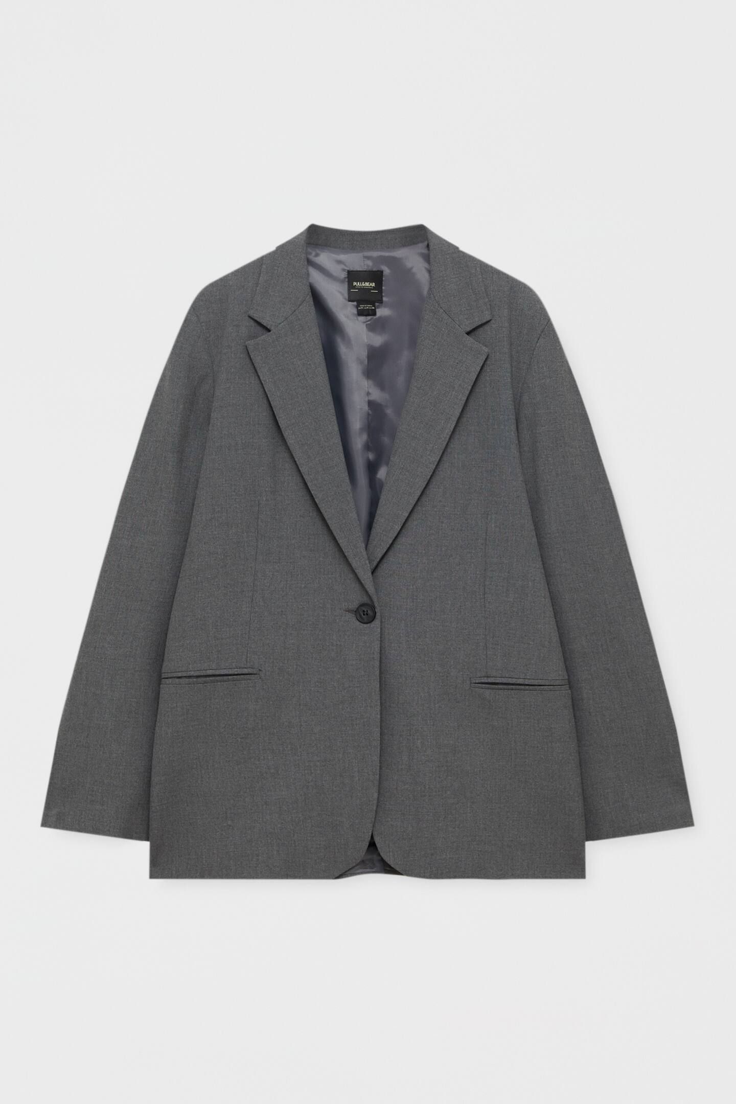 Basic buttoned blazer | PULL and BEAR UK