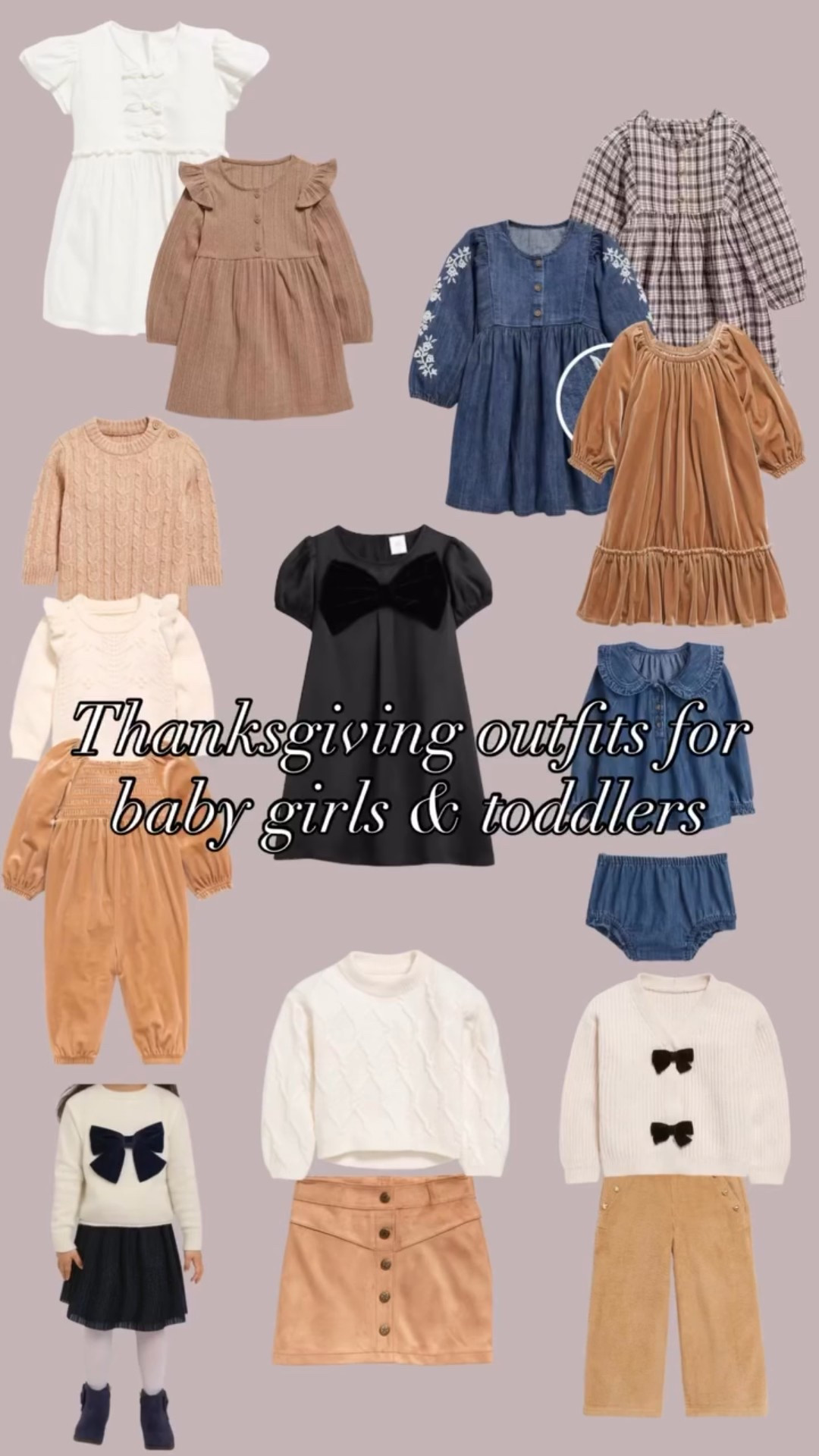 Get your little one Thanksgiving-ready with these adorable, mix-and-match outfits they can wear all season long!

Comment SHOP below to receive a DM with the link to this post on my LTK ⬇ https://liketk.it/5v7pn #ltkkids #ltkbaby #ltkholiday 

#babygirlstyle #babygirlclothes #easyoutfit #toddlergirlfashion #toddlergirl 
#casualstyle #mommyandme #thanksgiving #thanksgivingdinner #oldnavystyle #toddlerootd #momlife #toddlermomlife #toddlerfashion #neutralstyling #mixandmatchstyle #fallstyleinspo #fallseason #girlsjustwanttohavefun #minime #girlmomlife #girlmom #babyootd #simplelifestyle

#LTKFamily #LTKmomlife #LTKKids