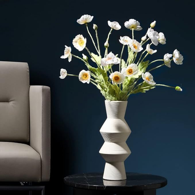 Lumoslyy Artificial Flowers Silk Poppy Flowers for Decoration Realistic Bouquet Home Decor Faux F... | Amazon (US)